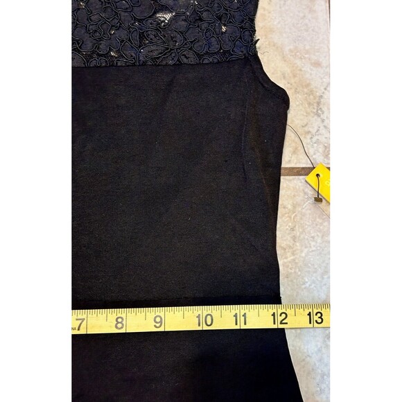 NWT Alice + Olivia By Stacey Bendet Size XS Lace Mock Neck Bodycon Dress Goth - Picture 10 of 14